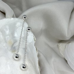 reringe ALBA BALL LANG - Slv