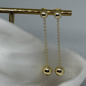 reringe ALBA BALL LANG - Forgyldt