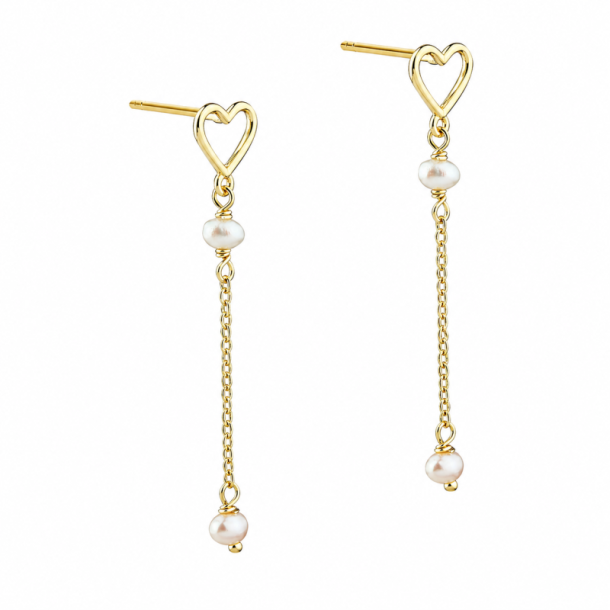 �reringe Alma Pearl - Forgyldt S�lv