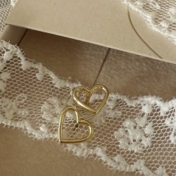 �restikker ALMA SMALL - Forgyldt S�lv