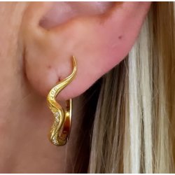 creol DARLING RIVER big  Forgyldt Slv