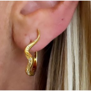 creol DARLING RIVER big  Forgyldt Slv