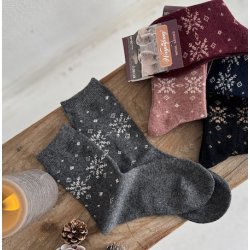 Sokker snow angora/uld miks str. 36-40