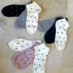 Str�mper med hjerter - 3 pak one size