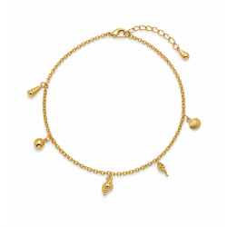 Ankelk�de Costa - Forgyldt S�lv