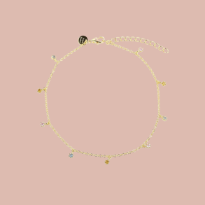 Ankelkde PASTEL Forgyldt slv