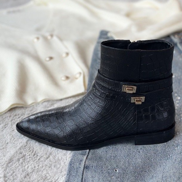 Stvle AS YOU FEEL sort skind str. 37-41