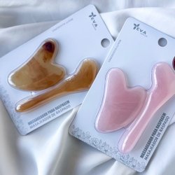 Gua Sha sten Ansigts massage st af 2