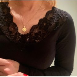 Belen bluse langrmet m. blonde ko-tex microfiber S-XXL