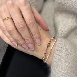 Armb�nd EIRA PEARL - Forgyldt