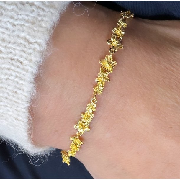Armbnd JASMIN  Forgyldt Slv