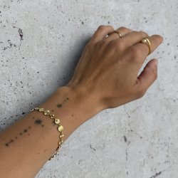 Armbnd LINEArmbnd forgyldt slv