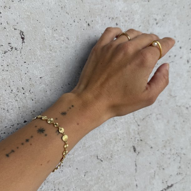 Armbnd LINEArmbnd forgyldt slv