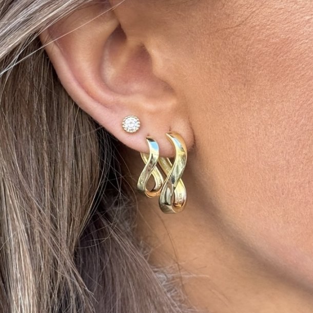 �reringe FOREVER HOOP BIG - Forgyldt