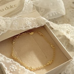 Armb�nd AYA 17 + 3 CM - Forgyldt S�lv