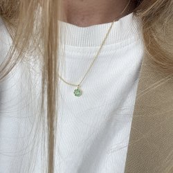 Halskde VERDE Halskde forgyldt slv