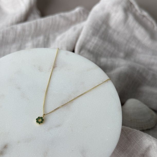 Halskde VERDE Halskde forgyldt slv