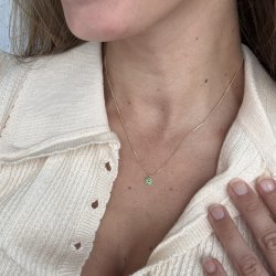 Halskde VERDE Halskde forgyldt slv