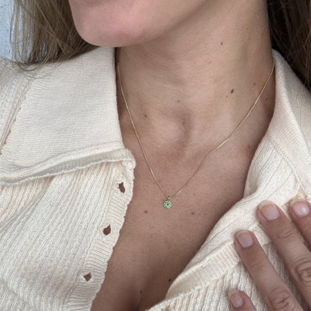 Halskde VERDE Halskde forgyldt slv