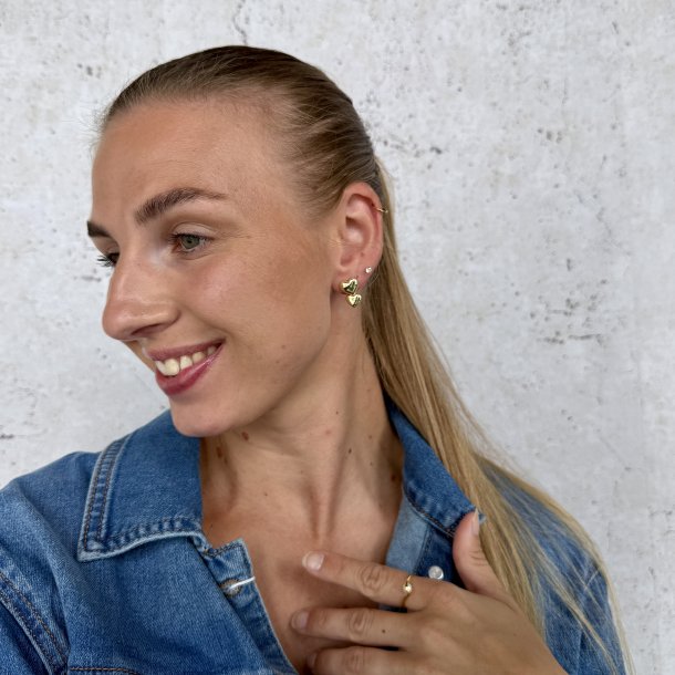 rering KARLA &amp; ME forgyldt slv