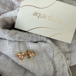 rering KARA CHAMPAGNE forgyldt slv