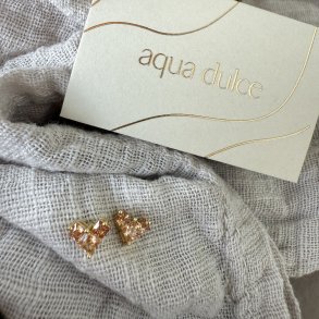 rering KARA CHAMPAGNE forgyldt slv