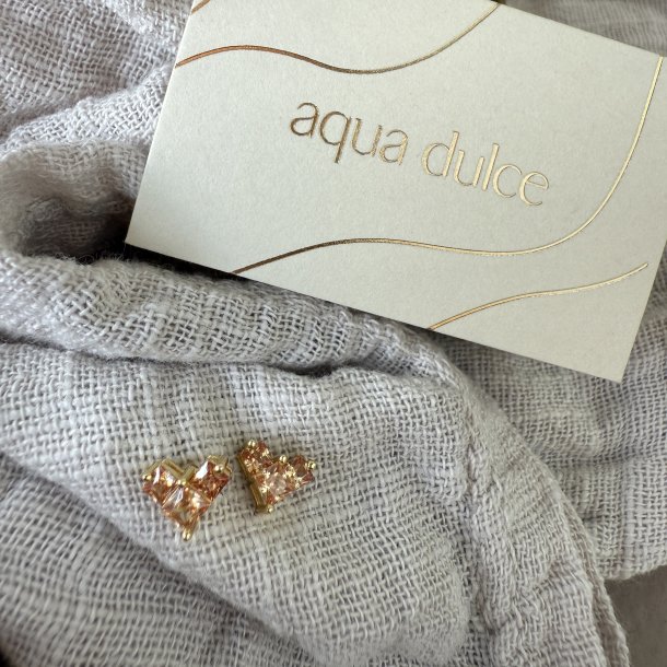 rering KARA CHAMPAGNE forgyldt slv