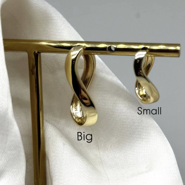 reringe FOREVER HOOP SMALL - Forgyldt