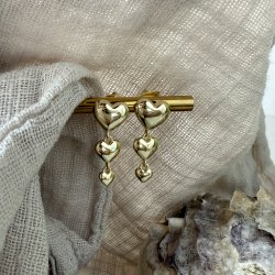 rering KARLA &amp; ME LONG forgyldt slv