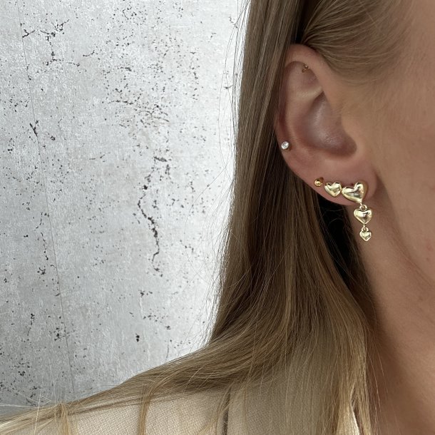 rering KARLA &amp; ME LONG forgyldt slv