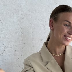 rering SHINY NEW DROP forgyldt slv