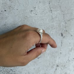 RING KARLA PEARL slv