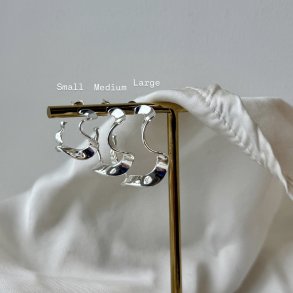 HOOP SLIM RHUMBA MEDIUM slv