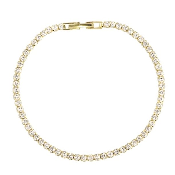 Armbnd Tennis medium Forgyldt