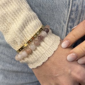 Armb�nd glasperler med elastik