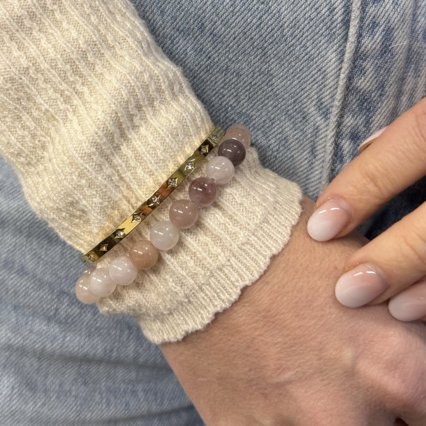 Armb�nd glasperler med elastik