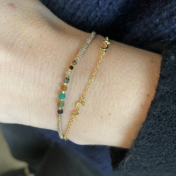 Vvet armbnd GYPSY pearls