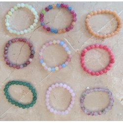 Armbnd glas med elastik