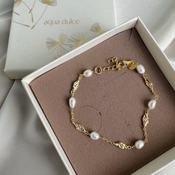 Armbnd MILENA Forgyldt Slv