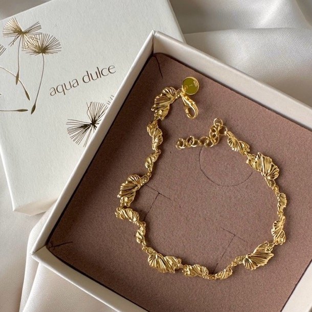 Armbnd KOI Forgyldt Slv