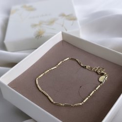 Armbnd MALENA Forgyldt Slv