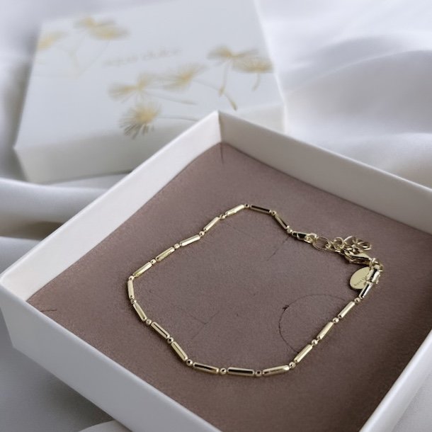 Armbnd MALENA Forgyldt Slv