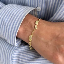 Armbnd KOI Forgyldt Slv