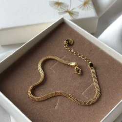 Armbnd FLATA Forgyldt slv