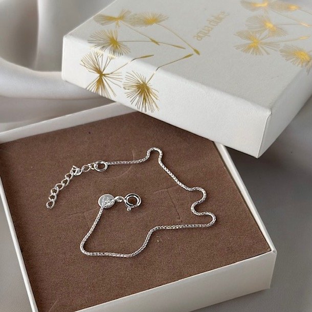 Armbnd ROUND BOX Sterling Slv