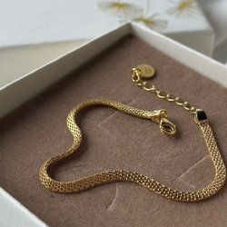 Armbnd FLATA Forgyldt slv