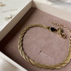 Armbnd TERESA  Forgyldt Slv