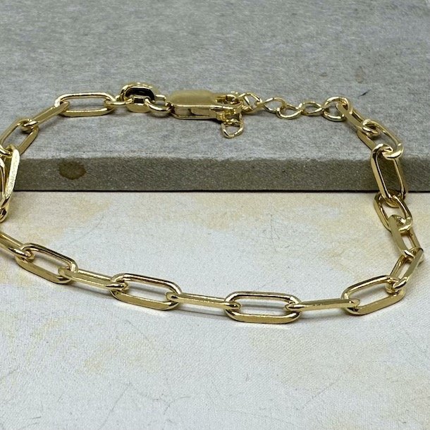 Armbnd MORE LINKY Forgyldt slv