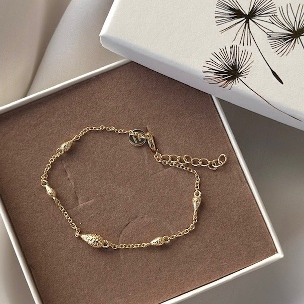 Armbnd CAPPA Forgyldt slv