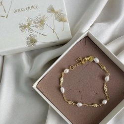 Armbnd MILENA Forgyldt Slv